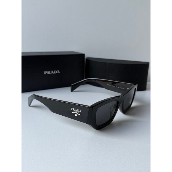 NEWEST RELEASE NEW Prada PR A01S Sunglasses in Black - Picture 3 of 6